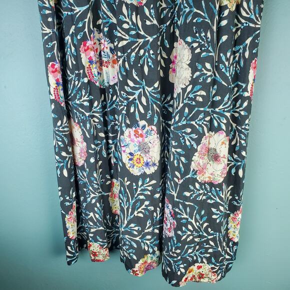 Johnny Was Womens Kashim Easy Fit Tank Floral Motif Dress Boho Size Large - Picture 6 of 10